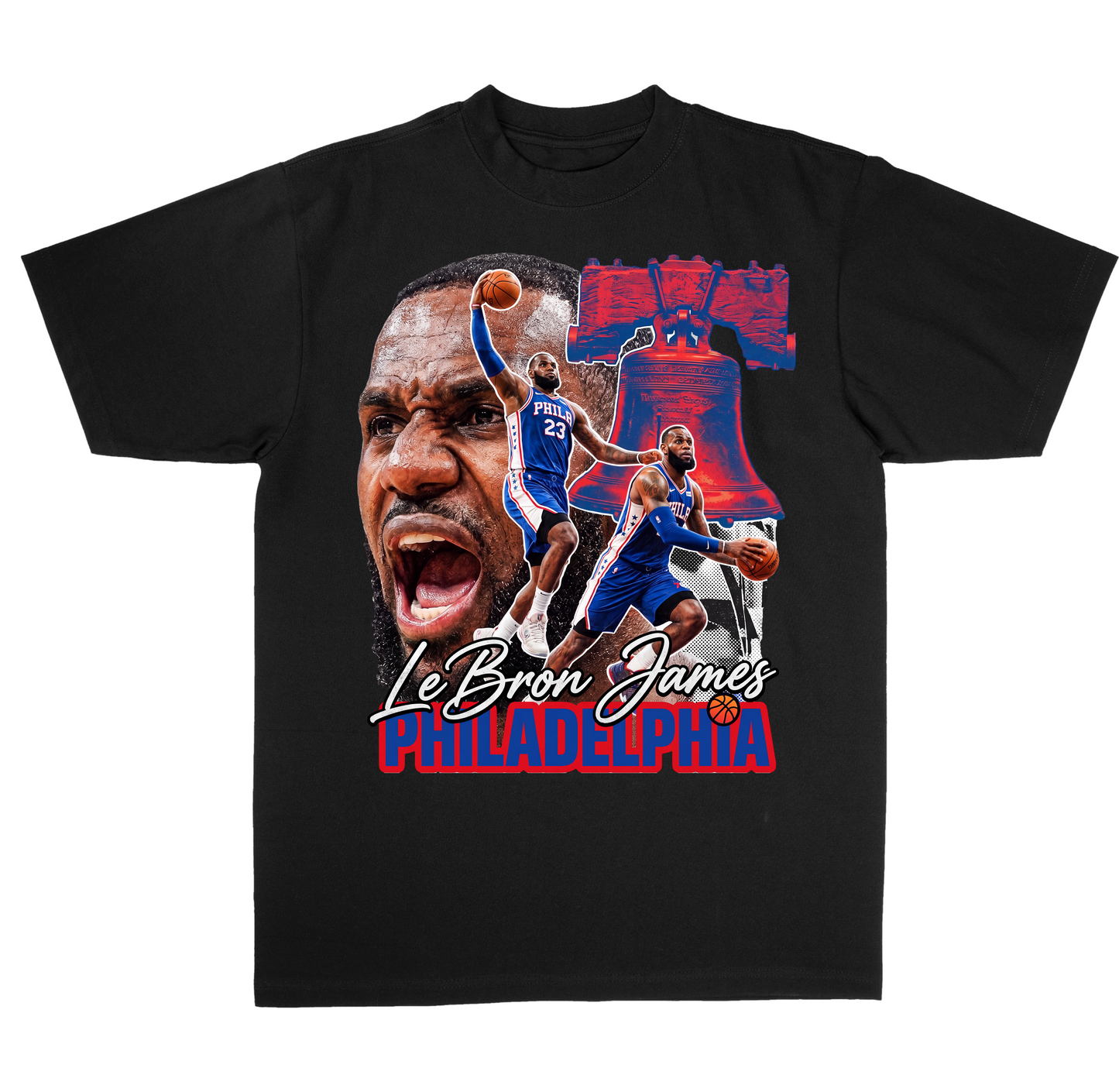 TFP™ Heavyweight LeLiberty Bell Tee- Black